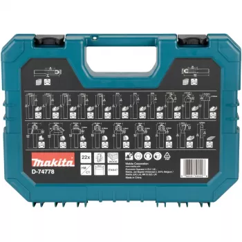 Makita D-74778 frezavimo antgalių rinkinys