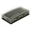 USB koncentratorius DeLOCK 4 prievadų išorinis USB 2.0 480 Mbit/s