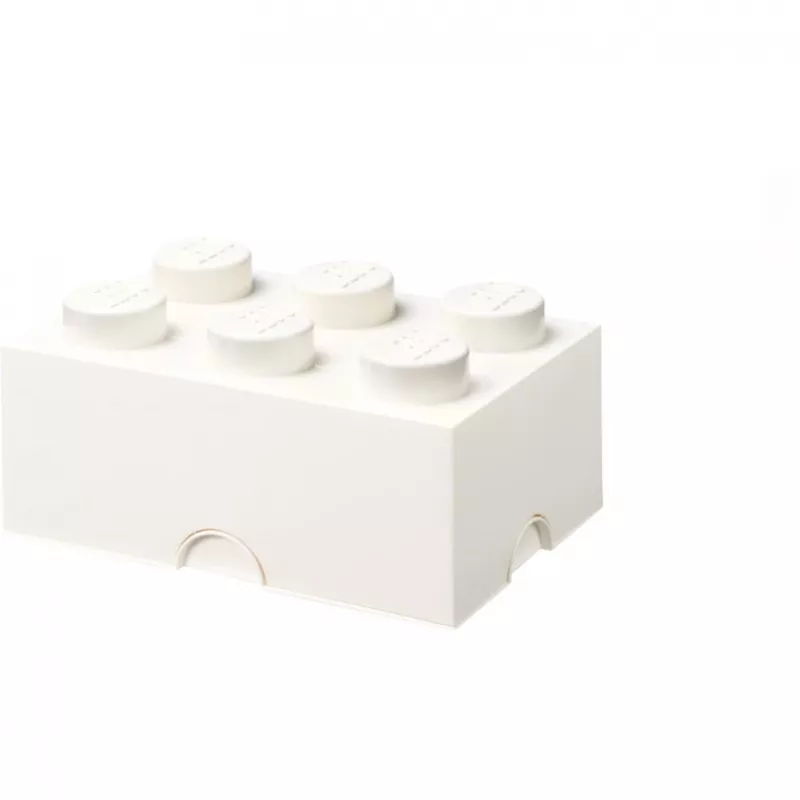 LEGO Storage Brick 6 , saugojimo dėžė, balta