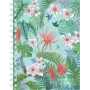 Rašymo sąsiuvinis Herlitz Ladylike Jungle A5 100 lapų žalias įvairiaspalvis