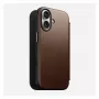 „Folio“ tipo telefono dėklas „Nomad NM014209858“, skirtas „Apple iPhone 17“, 16 cm (6,3 colio), rudas, 4 kortelių kišenės