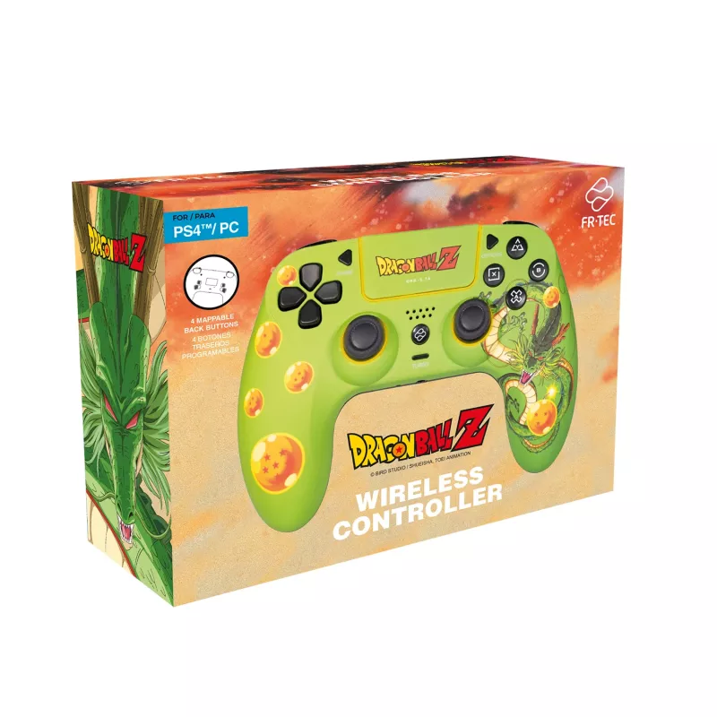 Blade FR-TEC DBPS4GP, žaidimų pultas, PC, PlayStation 4, D-Pad, pradžios mygtukas, parinkčių mygtukas, bendrinimo mygtukas, analoginis / skaitmeninis, raudona / žalia / mėlyna, belaidis