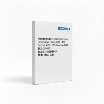 Lexware myCenter 2026 pro/prem Finansinė analizė 100 licencija(-ų)