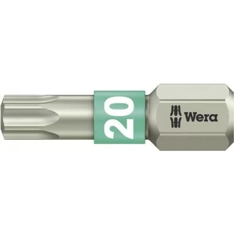 Atsuktuvo įstatomas antgalis Wera 3867/1 TS TX 20, 25 mm, nerūdijantis plienas