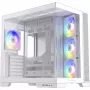 PC korpusas Silentware View A-RGB White VIEWWHITE — midi bokštas su A-RGB apšvietimu, balta apdaila