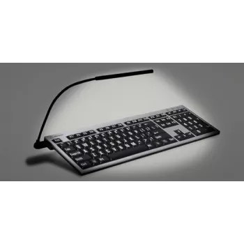 Lempa Logickeyboard LL-Juoda USB įtaiso lempa juoda
