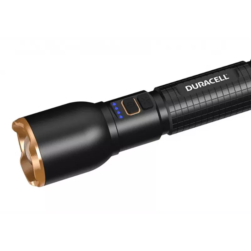 Žibintuvėlis Duracell DF3000R, juodas
