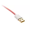 Ducky Premicord USB laidas 1,8 m USB A USB C Rožinis