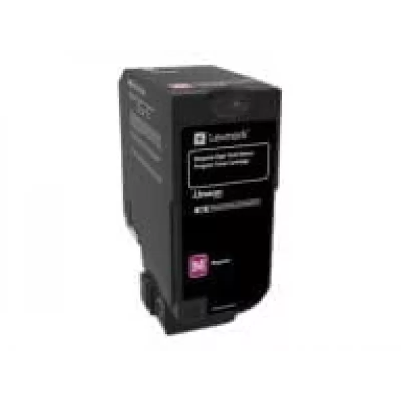 Lexmark RETURN-tonerio kasetė Magenta 74C2HM0 dažų kasetė, purpurinė, 3000 puslapių
