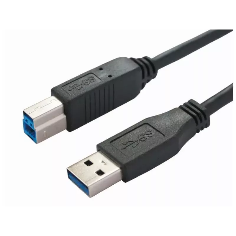 USB laidas Bachmann 917.1205 USB 3.2 Gen 1 1 m USB A USB B juodas