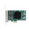 DeLOCK PCI Express x1 kortelė su 4 x RJ45 Gigabit LAN BCM