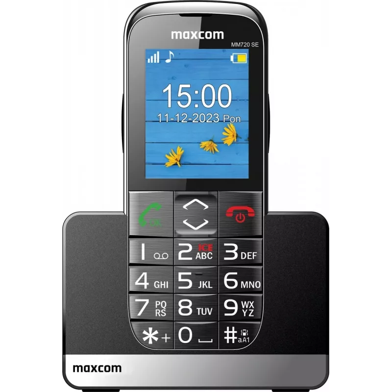 Mobilusis telefonas MaxCom MM 720 SE, 2,4 colio ekranas