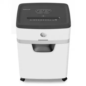 HP OneShred 18CC popieriaus smulkintuvas Dalelių pjovimo smulkinimas 65 dB 22 cm Balta, Juoda