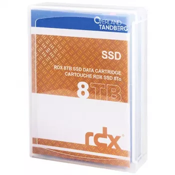 “Overland-Tandberg” RDX kasetė 8 TB SSD, RDX laikmena, 87×119×23 mm, juoda