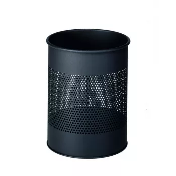 Šiukšliadėžė Durable 331058 15 L apvali metalinė antracito spalvos