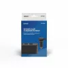 Automobilinis USB įkroviklis SAVIO SA-024 — universalus mobiliesiems įrenginiams, įėjimas 12–24 V, išėjimas 5 V, juodas, skirtas cigarečių uždegimo lizdui