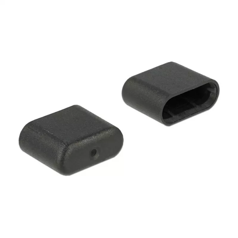 DeLOCK 64008 USB Type-C lizdo apsauginis dangtelis, juodas