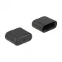 DeLOCK 64008 USB Type-C lizdo apsauginis dangtelis, juodas