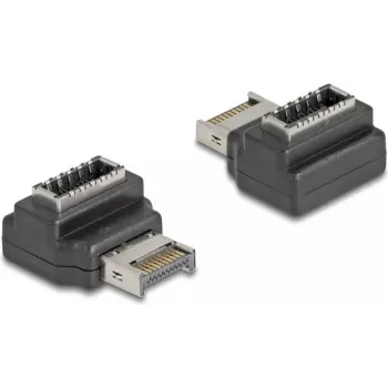 Jungties adapteris DeLOCK 67237 USB Type-E juodas