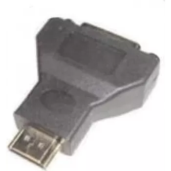 HDMI 5 laido sąsajos adapteris e+p DVI 24+1 kontaktų juodas