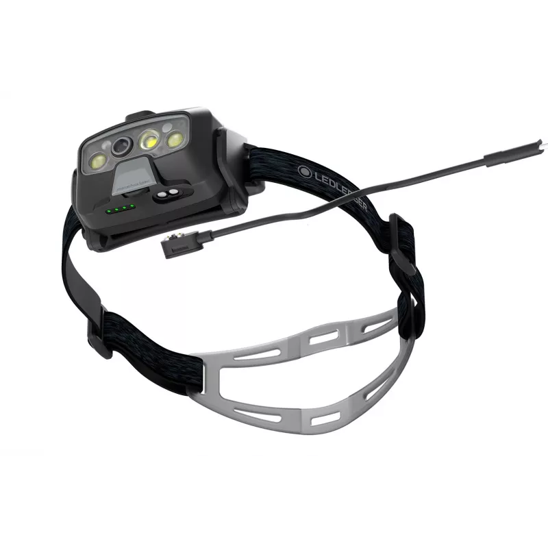 LED priekinis žibintas Ledlenser HF8R Core Juodas