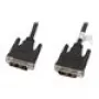 DVI-D kabelis LANBERG CA-DVIS-10CC-0030-BK — 3 m, DVI-D į DVI-D, juodas
