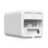 Ubiquiti UNAS-2-W Unifi Nas 2X 3.5 HDD lizdai, 2.5GBE, USB-C, POE++ adapteris