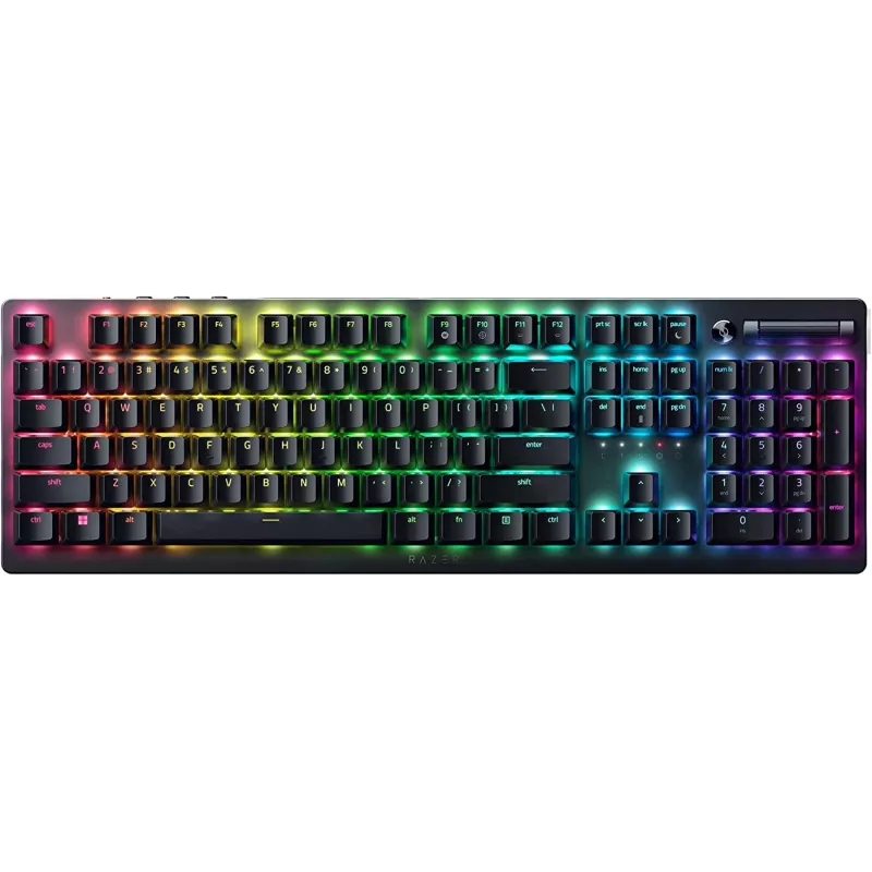 Razer RZ03-04500100-R3M1 klaviatūra, žaidimų, USB, QWERTY, JAV anglų, juoda