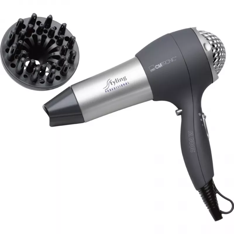 Plaukų džiovintuvas Clatronic HTD 3055 2000W Pilka/Sidabrinė