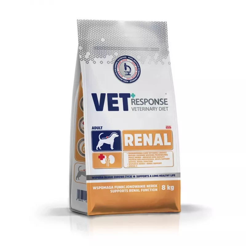 VET RESPONSE Renal - sausas šunų maistas - 8kg