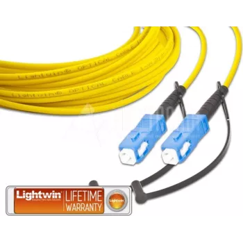 Lightwin aukštos kokybės simpleksinis LWL komutacinis kabelis, SM, SC - SC LWL komutacinis kabelis (LSP-09 SC-SC 29.0)
