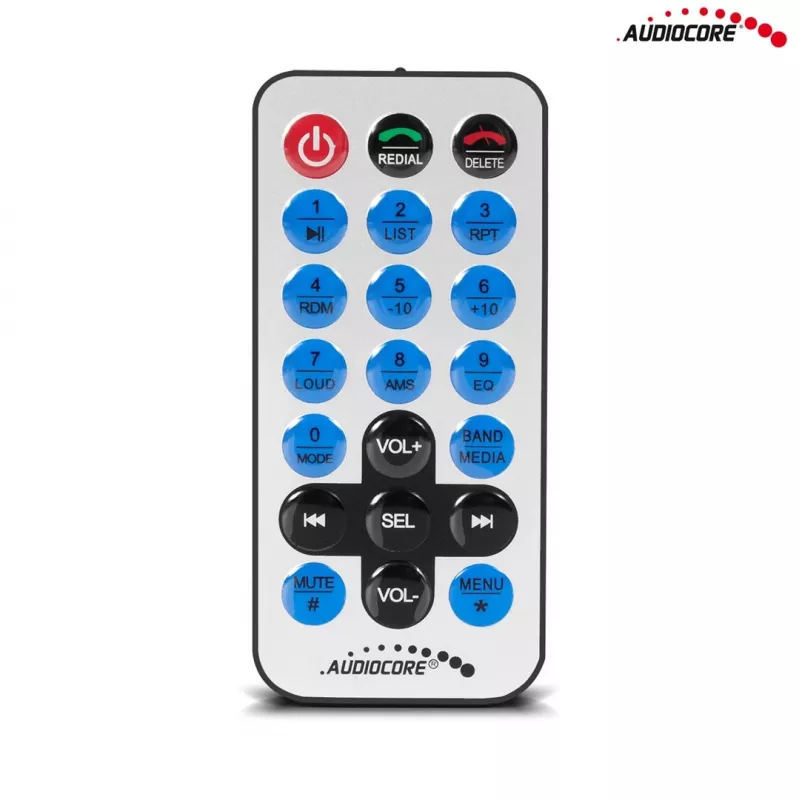 Audiocore AC9900 MP5 AVI DivX Bluetooth laisvų rankų galvutė + nuotolinio valdymo pultelis