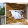 Sieninis laikiklis Leifheit Telegant 30 Protect White, plotis 720 mm, gylis 370 mm, 3 m linija