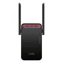 Wi‑Fi signalo stiprintuvas Cudy RE3000 2400–5000 MHz, 802.11ax/ac/n/g/b/a, Ethernet 100 Mbps, išorinė antena, juoda/raudona