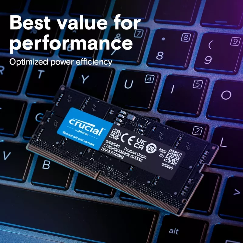 DDR4 atminties modulis CRUCIAL CT64G56C46S5 64 GB 3200 MHz