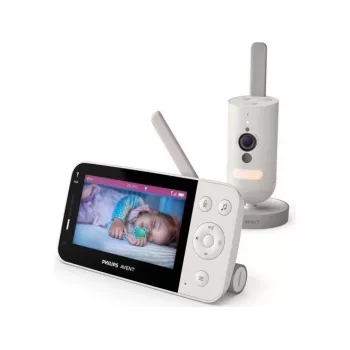 Philips AVENT SCD953/26 vaizdo kūdikio stebėjimo monitorius 400 m Wi-Fi Pilka, Balta
