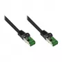 Good Connections Cat.6A lauko komutacinis kabelis HF juodas 2m