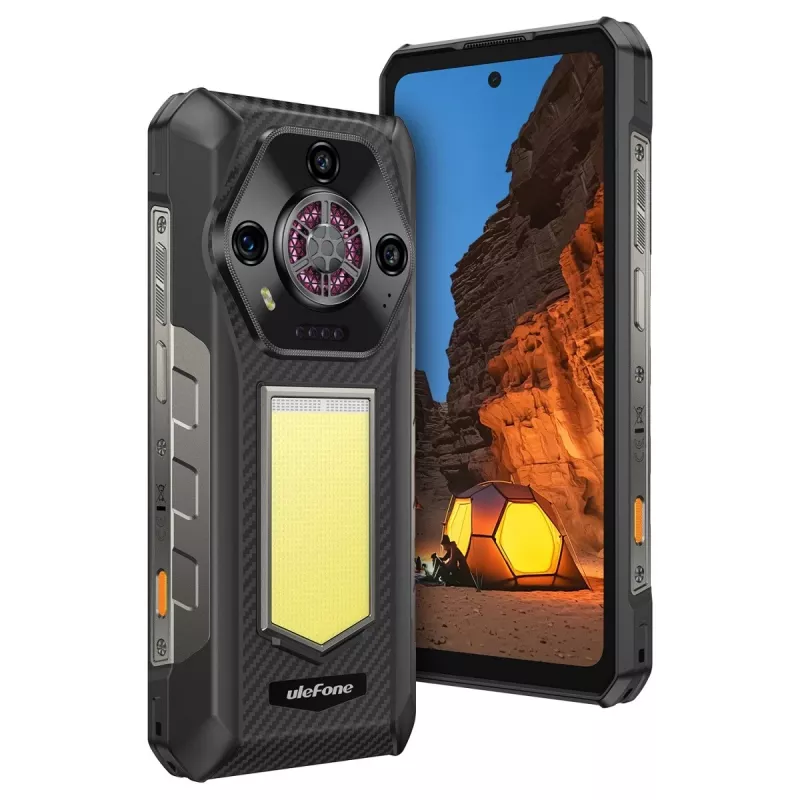 Patvarus išmanusis telefonas UleFone Armor 30 4G su Helio, 12 GB RAM, 512 GB atminties, juodas, energijos klasė A