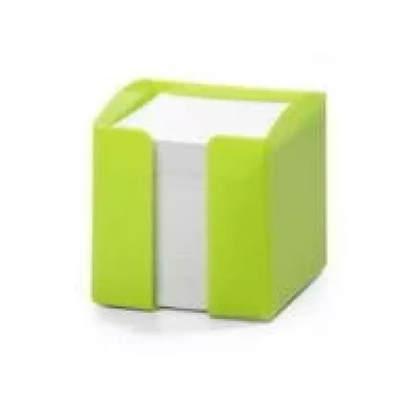 Kvadratinis žalias bloknotas Durable TREND 105x100x100 mm