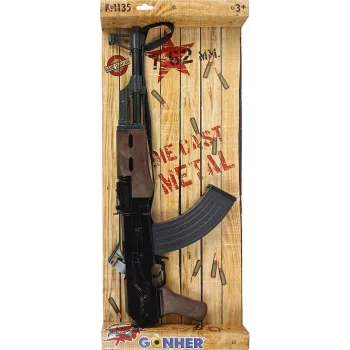 Pulio Metal Commando šautuvas Gonher – žaislinis metalinis strėlyčių šautuvas, modelis 1551135/6