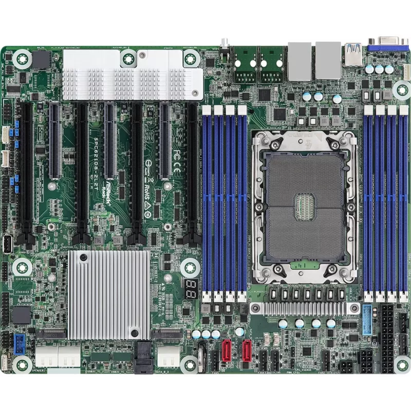 ASRock SPC621D8 pagrindinė plokštė Intel C621A LGA 4189 ATX