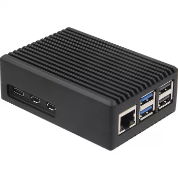 INTER-TECH korpusas Raspberry Pi 5 — ODS-739 kompaktiško dizaino