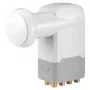 Wentronic Goobay universalus Octo LNB, balta-pilka – skaitmeninis SAT LNB (DVB-S2) 8 abonentams (4K/HDTV/3D priėmimas) (67273)