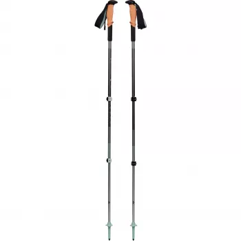 Žygio lazdos Pursuit Shock M/L, Fitneso prietaisas Pilka/Žalia, 1 pora, 125-140 cm