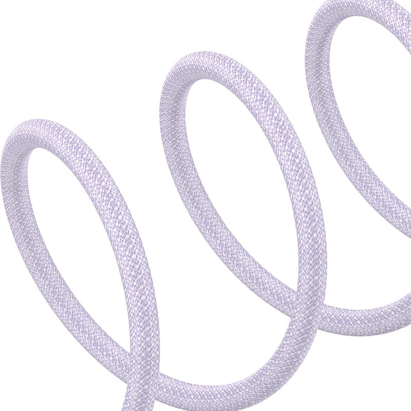 USB-C į Lightning greito įkrovimo laidas Baseus Gem 1 m 20 W violetinis, nailono apvalkalas, 7 kontaktų Lightning