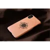 man and wood išmaniojo telefono dėklas iPhone X/XS, juodas, apsauginis dangtelis su kompaso detale