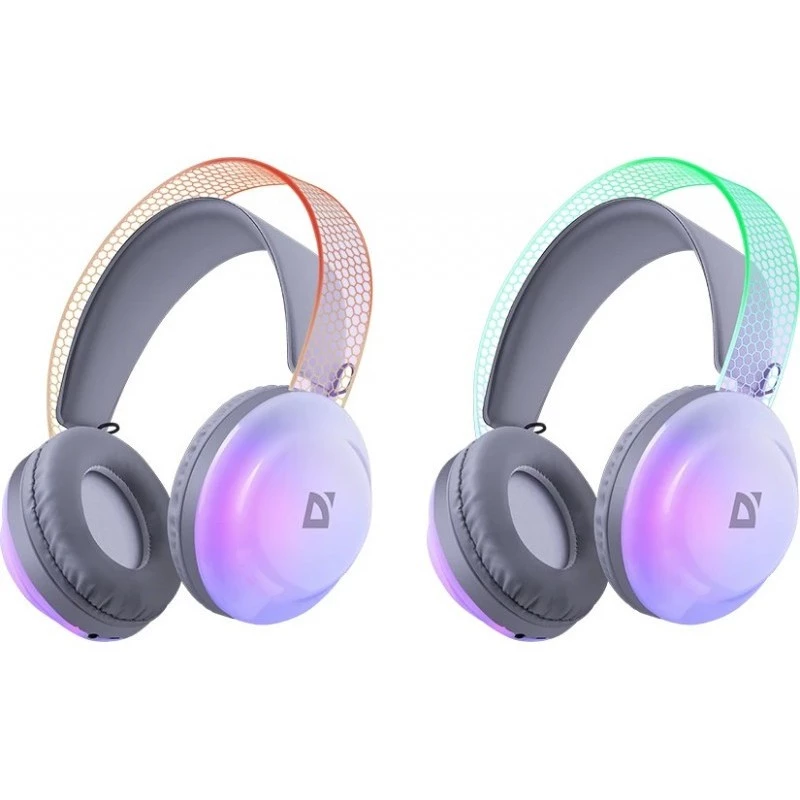 Belaidės ant galvos dedamos ausinės DEFENDER Freemotion B651 — binauralinės, uždara akustinė sistema, 20–20000 Hz, 105 dB, USB-C, AUX