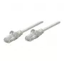 Intellinet tinklo komutacinis kabelis, Cat6A, 50m, pilkas, varis, S/FTP, LSOH / LSZH, PVC, RJ45, auksuoti kontaktai, be užkabinimų, su apsauginiu gaubteliu, garantija visam eksploatacijos laikui
