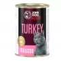 Konservuotas kačių maistas john dog JD suaugusioms katėms kalakutienos putėsiai 400 g — šlapias visavertis pašaras, kalakutiena, suaugusios katės, 400 g