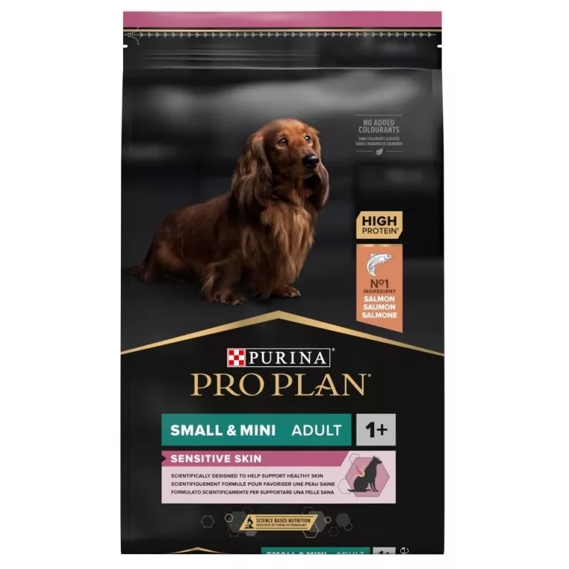 Purina PRO PLAN Small & Mini Adult Jautriai odai 7 kg Lašiša